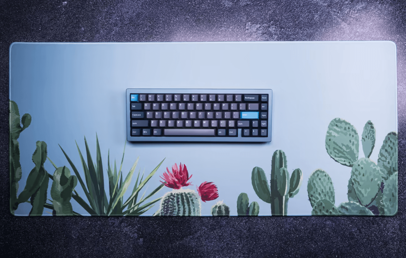 Cactus Deskmat - TurtleKeebs