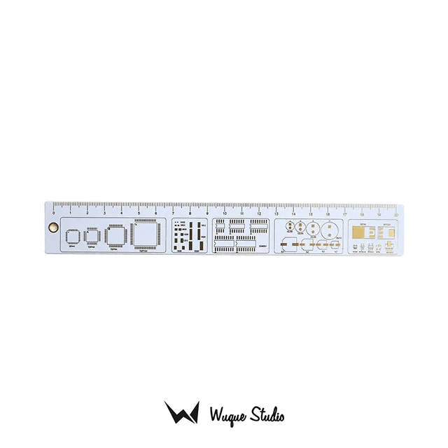 Wuque Studio FR4 Ruler - TurtleKeebs