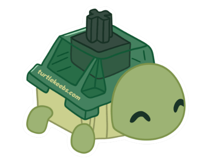 TurtleKeebs Sticker - TurtleKeebs
