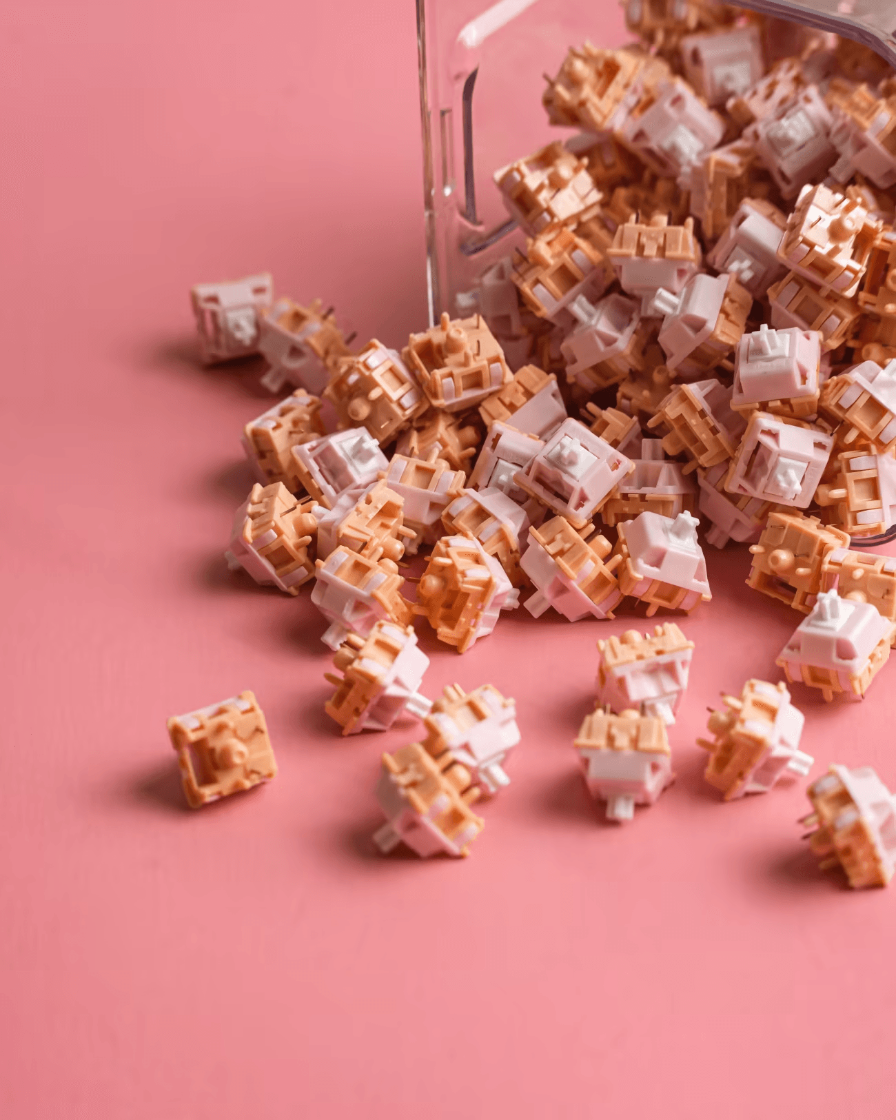 Kinetic Labs Salmon Tactile Switches - TurtleKeebs