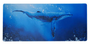 Blue Whale Deskmat - TurtleKeebs